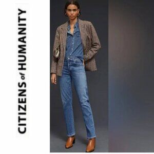 Citizens Of Humanity Emerson Blue Straight Leg Jeans Size 26